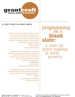 Programming on a Blank Slate